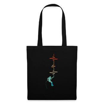 Heartbeat Climbing - Gift Idea - Tote Bag - black - Front