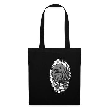Ping-pong DNA joueur de tennis - Sac en tissu - noir - Devant