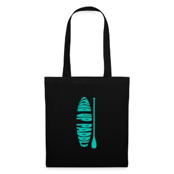 SUP Stand Up Paddle | Summer Vacation Sunset - Tote Bag - black - Front
