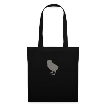 poussin - Sac en tissu - noir - Devant