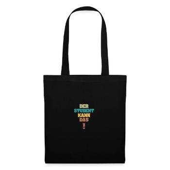 Funny Student - Tote Bag - black - Front