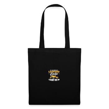 Reptile Lizard Leopard Gecko - Tote Bag - black - Front