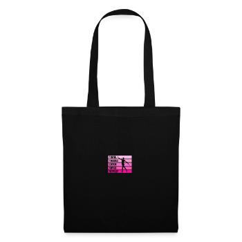 Majorette danseuse tambour-major - Sac en tissu - noir - Devant