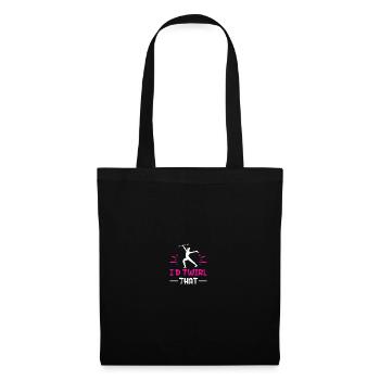 Majorette danseuse tambour-major - Sac en tissu - noir - Devant
