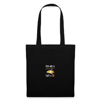 Majorette danseuse tambour-major - Sac en tissu - noir - Devant
