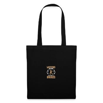 Majorette danseuse tambour-major - Sac en tissu - noir - Devant