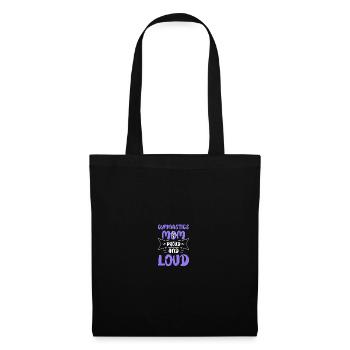Fière maman gymnastique - Sac en tissu - noir - Devant