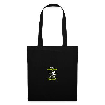 Cross-country skiers Cross-country skiing - Tote Bag - black - Front