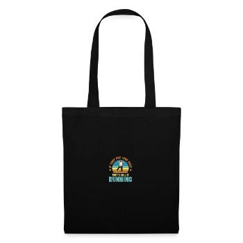 Lancer du poids sportif Athlétisme - Sac en tissu - noir - Devant