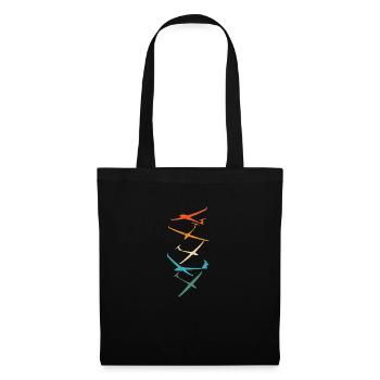 Gliders | Gliding Pilot Thermal Gifts - Tote Bag - black - Front