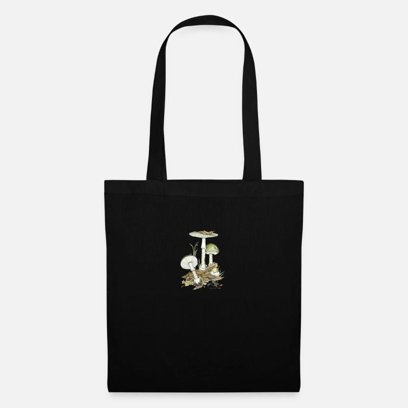 Champignon mort vert - Sac en tissu - noir
