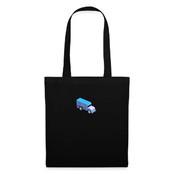 Camion CAMION Bleu - Sac en tissu - noir - Devant