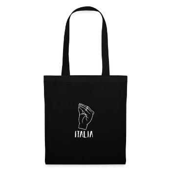 Italie Italien Italien Italie - Sac en tissu - noir - Devant