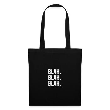 Blah Blah Blah - Tote Bag - black - Front