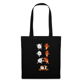 Sushi Fusion Rice & Salmon - Sac en tissu - noir - Devant