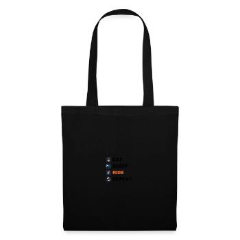 Chevaucher - Sac en tissu - noir - Devant