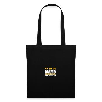 Mère Équipe Maman - Sac en tissu - noir - Devant