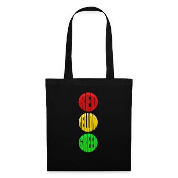 RED YELLOW GREEN Traffic Lights - Safety first - Tote Bag - black - Front