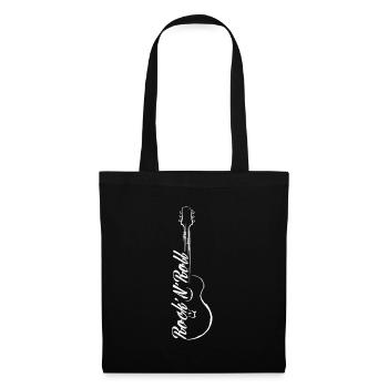 Rock n Roll Guitar - Tote Bag - black - Front