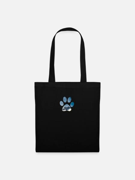 Mountain paw - Stoffbeutel - Schwarz