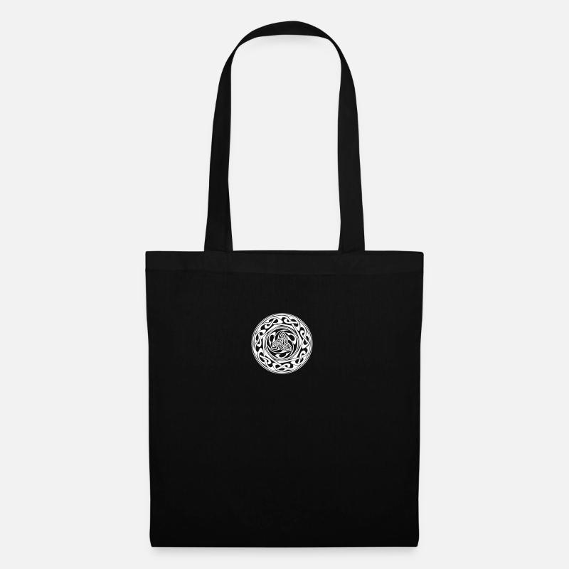 Celtic ornaments ws - Stoffbeutel - Schwarz