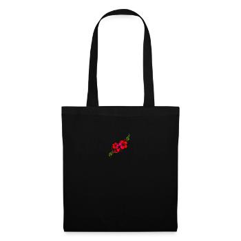 Hawaiian Flower Hibiscus Tribal Tattoo Gift Idea - Tote Bag - black - Front