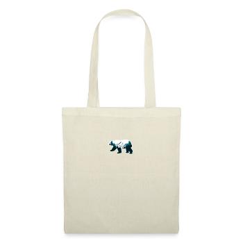 Double exposure animals polar bear gift idea - Tote Bag - nature - Front