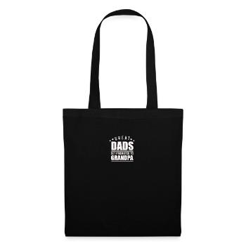 Great Dads Get Promoted To Grandpa Gift Idea - Tote Bag - black - Front