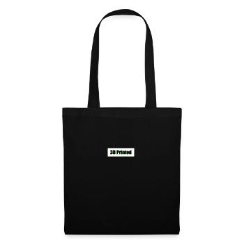 3D Printed - Tote Bag - black - Front
