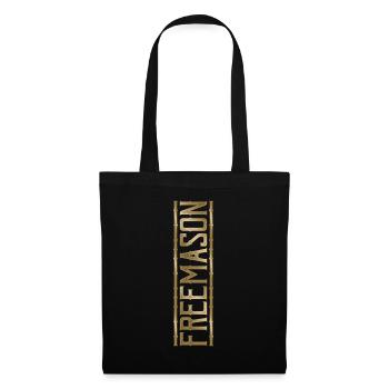 Masonic Freemasonry Fraternal - Stoffbeutel - Schwarz - Vorne