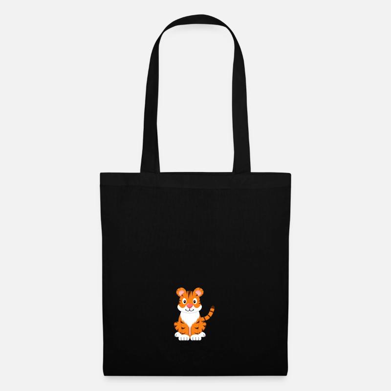 Tiger - Stoffbeutel - Schwarz