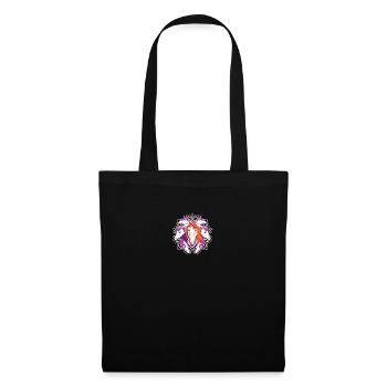 Unicorn Power Mandala - Tote Bag - black - Front