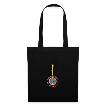 Banjo play banjo player music instrument - Tote Bag - black - Front