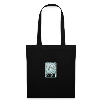 Numéro 2031 - Sac en tissu - noir - Devant