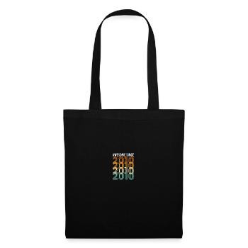 Vintage 2010 Birthday Birth Year Retro Vintage - Tote Bag - black - Front