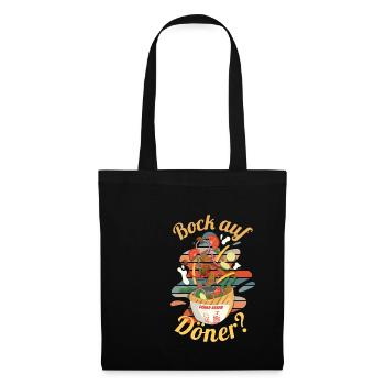 Bock on doner kebab - Sac en tissu - noir - Devant