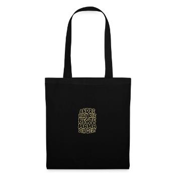 Dire André - Sac en tissu - noir - Devant