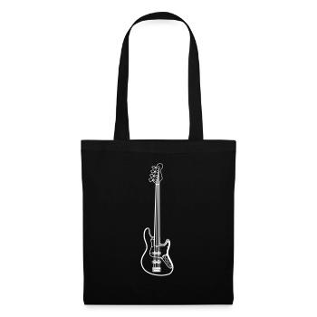 Bassguitar - Sac en tissu - noir - Devant