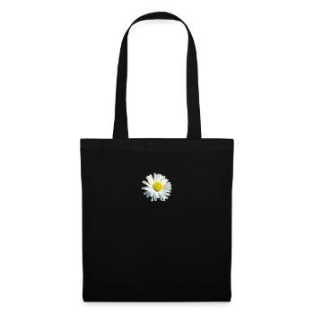 Gänseblümchen - Stoffbeutel - Schwarz - Vorne