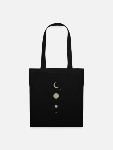 "Cosmic alignment" - Tote Bag - black