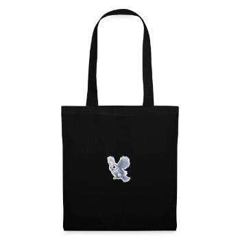 Autocollant de vol de hibou - Sac en tissu - noir - Devant