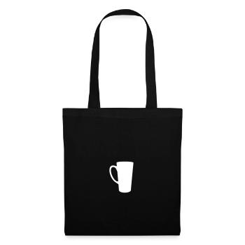 High cup - Tote Bag - black - Front