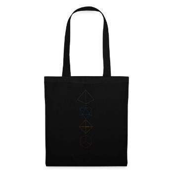 RPG D20 Fantasy Role Playing Pen and Paper - Tote Bag - black - Front