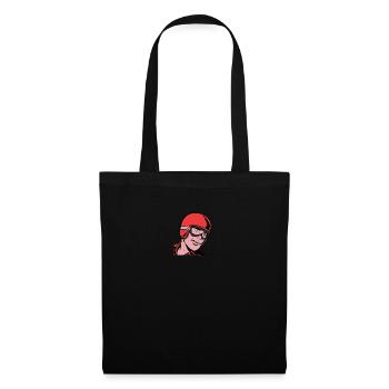 Cool motorcyclist - Tote Bag - black - Front