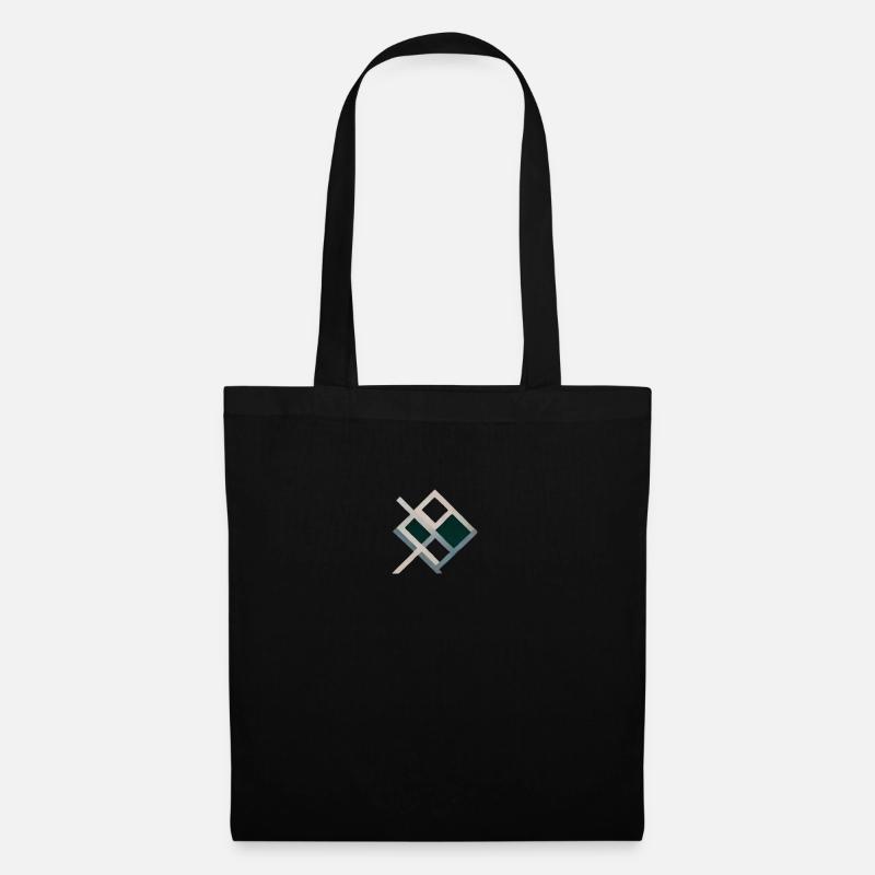 Symbole 4 elemntos - Sac en tissu - noir
