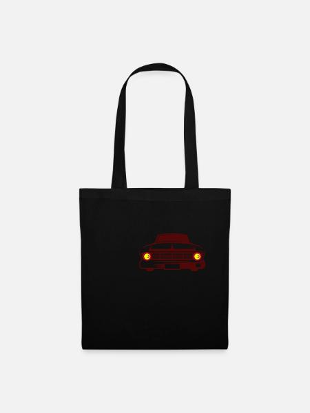Muscle Car Front Classic Car Cadeau Muscle Car - Sac en tissu - noir