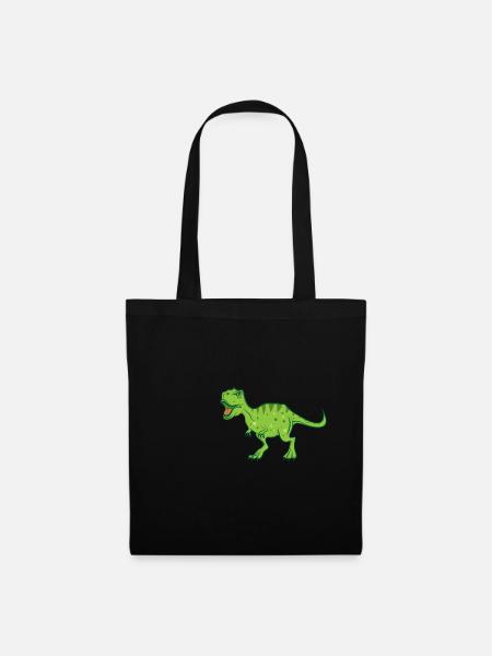 Dinosaurier Party Tyrannosaurus Rex Dino Geschenk - Stoffbeutel - Schwarz