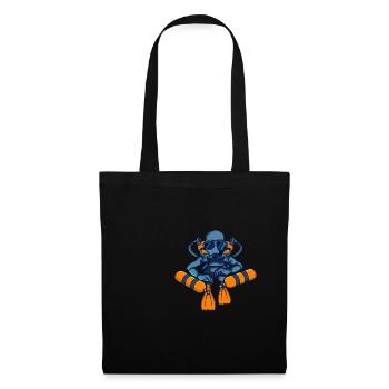 TEC DIVER SIDEMOUNT Tauchgang Geschenk Für Taucher - Stoffbeutel - Schwarz - Vorne