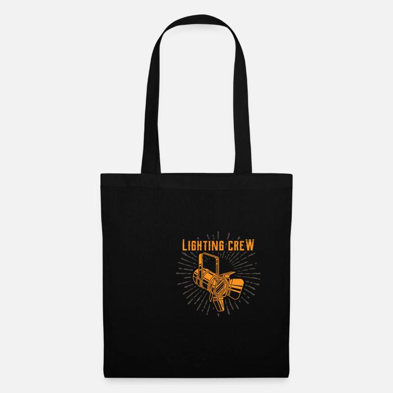 ÉCLAIRAGE CREW lumière rétro technicien lumière cadeau - Sac en tissu - noir
