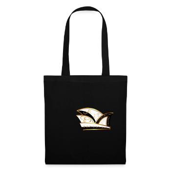 CASQUETTE COMIT NOIR BLANC CARNIVAL casquette imbécile - Sac en tissu - noir - Devant